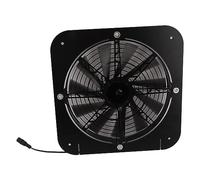 TOPINCN Ventilateur à énergie Solaire 100 W, Refroidissement Efficace, Performances à Grande Vitesse, Réglage Automatique étanche, pour Serre, Poulailler, Chenil