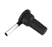 TOPINCN Ventilateur de Barbecue Portatif pour Démarrage Rapide, avec Réduction de la Poussière et des étincelles, alimenté par Batterie, pour le Camping