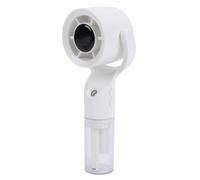 TOPINCN Ventilateur de Brumisation Turbo Rechargeable par USB, Ventilateur de Brume de Refroidissement Portable avec Vent à 3 Vitesses et Buse à Angle Réglable, Outil de Pulvérisation de