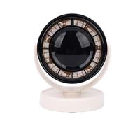 TOPINCN Ventilateur de Bureau Beige sans Fil, Rotation Horizontale à 360°, Inclinaison Verticale à 320°, Faible Niveau Sonore, pour une Utilisation Intérieure et Extérieure (campi