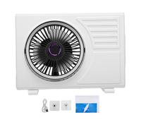 TOPINCN Ventilateur de Bureau, Ventilateur Portable Réglable à 5 Vitesses avec Veilleuse Rechargeable par USB, Mini Outil de Refroidissement de Bureau Silencieux pour, Chambre à