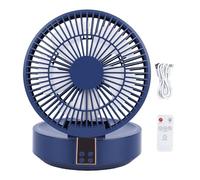 TOPINCN Ventilateur de Circulation D'air de Table, Ventilateur de Bureau Oscillant à 3 Vitesses, Petit Refroidissement Silencieux pour Chambre à Coucher, Bureau à Domicile