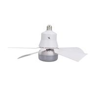 TOPINCN Ventilateur de Plafond Light avec Télécommande, Ampoule LED, Petits Ventilateurs de Plafond avec des Lumières, Vis à Vis dans Le Ventilateur de Plafond dans Une Douille Légère