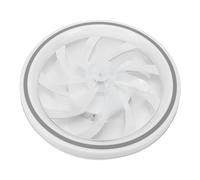 TOPINCN Ventilateur de Plafond Ultra Plat avec Lumière LED Dimmable, Télécommande 6 Vitesses 3000-6500K, Minuterie pour Salon Chambre (GREY)