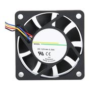 TOPINCN Ventilateur de Refroidissement 12V à Faible Bruit, 6cm, pour Système de Refroidissement de Processeur D'ordinateur, Matériau ABS Haute Performance, 5400 Tr/min