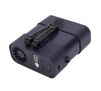TOPINCN Ventilateur de Taille Portable, Ventilateur de Ceinture Portable, Vitesse Réglable, Rechargeable, Mains Libres, Conception de Refroidissement Personnel pour Camping en Plein Air,