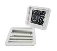 TOPINCN Ventilateur D'échappement Latéral à Vent Fort 24V, Haute efficacité, adapté à L'évent pour Camping-car, Remorque, Yacht, Matériau ABS, 1 Pièce