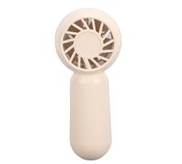 TOPINCN Ventilateur Portatif, Mini Ventilateur Portatif de Cou à 4 Vitesses avec Corde Suspendue pour les Voyages en Plein Air au Bureau à Domicile (Beige Marron)