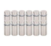 TOPINCN Vis D'entretoise Résistantes à la Rouille, Matériel de Montage D'image Solide pour Acrylique 1/2x1 Pouces, Kit de Montage de Panneaux de Bureau, 12 Pièces