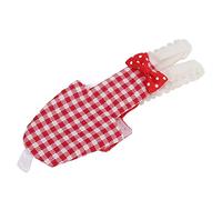 TOPINCN Vogel Pilot Vêtements Réglable Red Mesh Pattern Perrots Pilot Pilt for Macaw Budgies Take/Attempt (M Plaid Rouge)