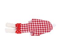 TOPINCN Vogel Pilot Vêtements Réglable Red Mesh Pattern Perrots Pilot Pilt for Macaw Budgies Take/Attempt (S Plaid Rouge)