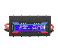 TOPINCN Watt-mètre de Haute Précision 8V ~ 60V avec écran LCD Numérique pour Modèle D'avion RC, Analyseur de Puissance 130A/150A (150A)