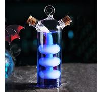 TOPIUNS Verres à cocktail personnalisés, 2 en 1 fantaisie, sans pied, cocktail ou martini, verre créatif pour bar à vin, cadeau pour femme (spirale)