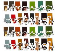 TOPJOWGA Signet Magnétique, 30 Pièces Marque-Pages Magnétiques Animaux, Set de Signets Magnétiques, Clip Marque-Page, Marque Pages Enfant, Marque-Pages Mignons pour les Amateurs de Livres