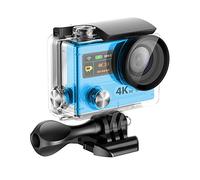 topjoy Ambarella Processeur Real 4 K 2.0 Pouces LCD + 0.95 Pouces OLED écran à Caméra Étanche de l'action cam Portable Sport 170 ° Objectif Grand Angle WiFi et HDMI DVR avec télécommande 2.4 G, Bleu
