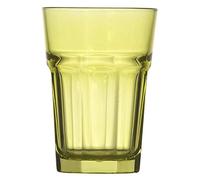 Topkapi 250.883 Miami Green Lot de 6 verres à long drink XL (36 cl) pour cocktail, long drink, mojito, jus, eau, hauteur ~ 12 cm