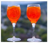 Topkapi Aperol Spritz Burbach Lot de 6 verres à cocktail, 340 ml, verre en cristal sans plomb pour apérol, Lillet, Hugo, Amalfi, cocktails