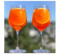 Topkapi Aperol Spritz Lot de 6 verres à cocktail professionnels pour apérol, Lillet, Hugo, Amalfi, cocktails, taille XL