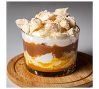 Topkapi Borego 251.063 Lot de 6 coupes à glace, à dessert, multifonctions, 220 ml, en verre trempé,