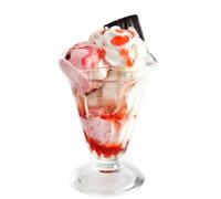 Topkapi Chicago 250.872 - Lot de 6 coupes à glace, coupes à dessert, verres à cocktail, coupes pour sundaes, 23,5 cl, H 13 cm