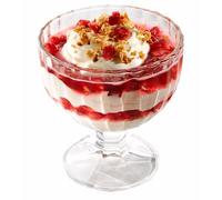 Topkapi Flamingo - Lot de 6 coupes à glace/dessert/sundae/crème glacée Utilisables comme verres à cocktail