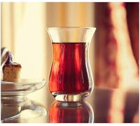 Topkapi Lot de 6 verres à thé turcs « Filiz »,111 cc, transparents