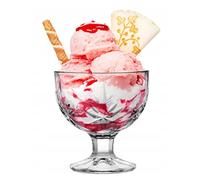 Topkapi Sonia 251.207 Lot de 6 coupes à glace, à dessert, 300 ml, en verre, à cocktail, crème glacée
