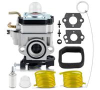 Topkidame Kit de carburateur 308054129 pour souffleur à dos Ryobi RY38BP 38 cc avec joints et filtre de conduite de carburant