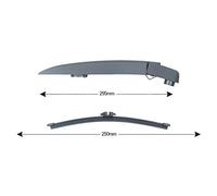 TopLight Bras et brosse pour essuie-glace 250 mm
