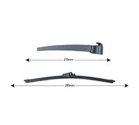 TopLight Bras et brosse pour essuie-glace 285 mm