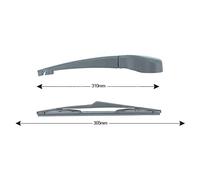 TopLight Bras et brosse pour essuie-glace 305 mm