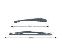 TopLight Bras et brosse pour essuie-glace 350 mm