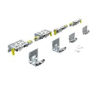 Hettich Hettich Ensemble de coulisses pliantes max. 80kg TopLine XL, 9275785 zingué Quantité:1