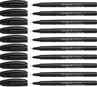 Topliner 967 Stylo Feutre (Fineliner, Pointe Fine 0,4 Mm) Lot De 10, Noir