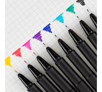 Topliner 967 Stylo Feutre (Fineliner, Pointe Fine 0,4 Mm) Lot De 10, Rouge