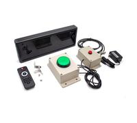 Toplionace Compteur Manuel électronique Grand écran, Compteur à Bouton-Poussoir, Horloge LED à 4 Chiffres, Télécommande, Chronomètre