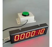 Toplionace Compteur Numérique Industriel à 6 Chiffres avec Bouton Manuel