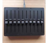 Toplionace Contrôleur Midi 10 Canaux - Messages CC Personnalisables, Interface USB/Type-C pour Logiciel Daw