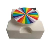 Toplionace Disque de Couleurs de Newton - Outil de Démonstration de Physique à 7 Couleurs pour L'enseignement Des Sciences