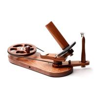 Toplionace Enrouleur de Fil à Manivelle en Bois de Noyer de Qualité Supérieure Swift - Version 4.0 avec Guide-Fil Réglable