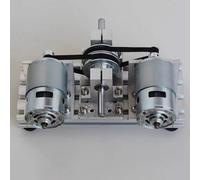 Toplionace Kit D'entraînement de Moteur à Double Broche : Moteur à Courant Continu 895, Couple élevé, Poulie de Distribution, Roues Synchrones à 60 dents