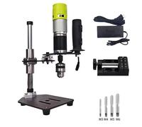 Toplionace Machine à Tarauder électrique Compacte et Portable à Vitesse Variable, Outil Multifonction pour le Filetage Des Métaux à Domicile