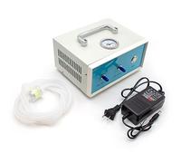 Toplionace Mini Pompe à Vide à Diaphragme Sans Huile, Petite Pompe de Filtre D'aspiration électrique de Laboratoire -80kpa 10L/min Interface de Pompe D'échantillonnage 6mm