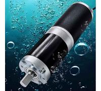 Toplionace Moteur à Réduction Planétaire étanche à Courant Continu 24V CC, Mini-Moteur Sous-Marin à Couple élevé et Faible Vitesse, avec Régulation de Vitesse 45GP-45ZY (430 Tr/min)