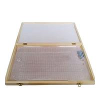 Toplionace Plaque Transparente pour la Mesure de la Performance énergétique Des Bâtiments et le Test de Décollement Des Revêtements Muraux - Plaque Quadrillée