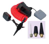 Toplionace Pompe à Air électrique 12V-220V avec Pédale, Gonfleur Antichoc pour Ballons et Ballons de Basket