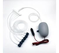 Toplionace Pompe à Oxygène Portable 555, Très Grand Volume, 12V, 12 L/Min, avec Pince Crocodile en Allume-Cigare (Interface d'allumage)