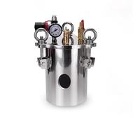 Toplionace Réservoir Sous Pression en Acier Inoxydable Revêtu de PTFE de 2L pour Distributeur Automatique, Pot de Stockage de Colle Sous Pression