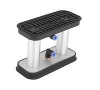 Toplionace Ventouse à Vide Double Face pour Verre et Pierre étroits, Patin de Levage en Caoutchouc 80x180mm, Outil de Manutention Robuste