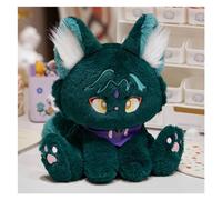 TOPLITHE Genshin Chat en Peluche, Animaux en Peluche d'anime, Peluche à Impact, Jouet Doux et Mignon for Enfants, Cadeau de Joueur de noël(Xiao,32cm)